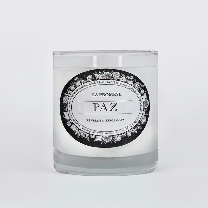 Vela paz, Te verde y Bergamota