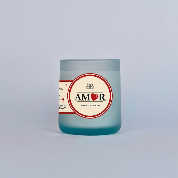 Vela amor, Ambar dulce y caramelo