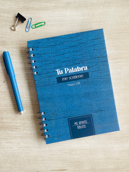 Cuaderno de apuntes bíblicos para hombre