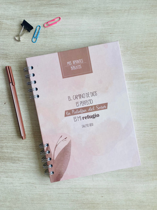 Cuaderno de apuntes bíblicos para mujer