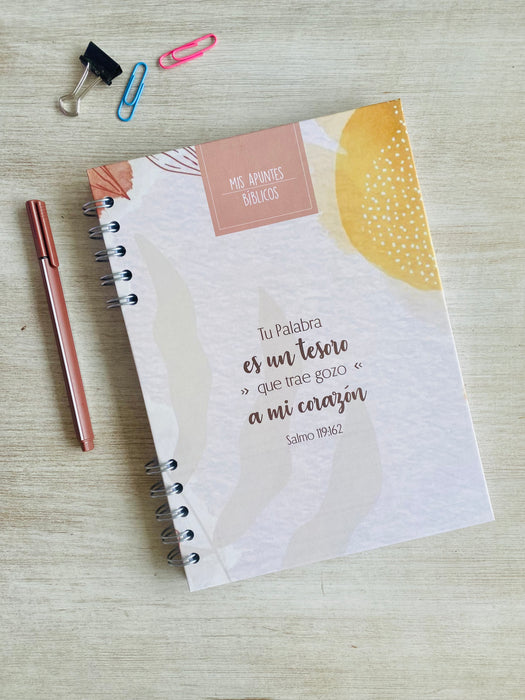 Cuaderno de apuntes bíblicos para mujer