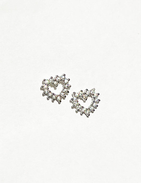 Aretes corazón mini billos