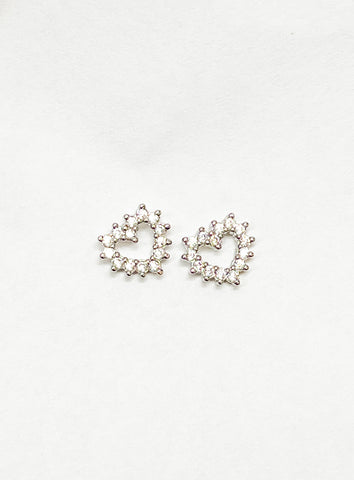 Aretes corazón mini billos