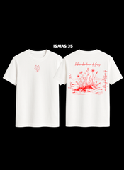 Camiseta Isaías 35, color blanca