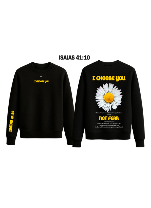 Buso Isaias 41:10, color negro