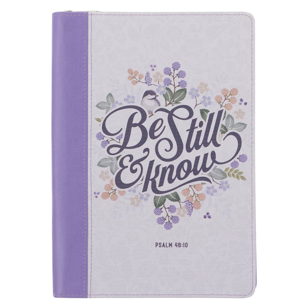 DIARIO CLÁSICO, CIERRE DE CREMALLERA "BE STILL AND KNOW"