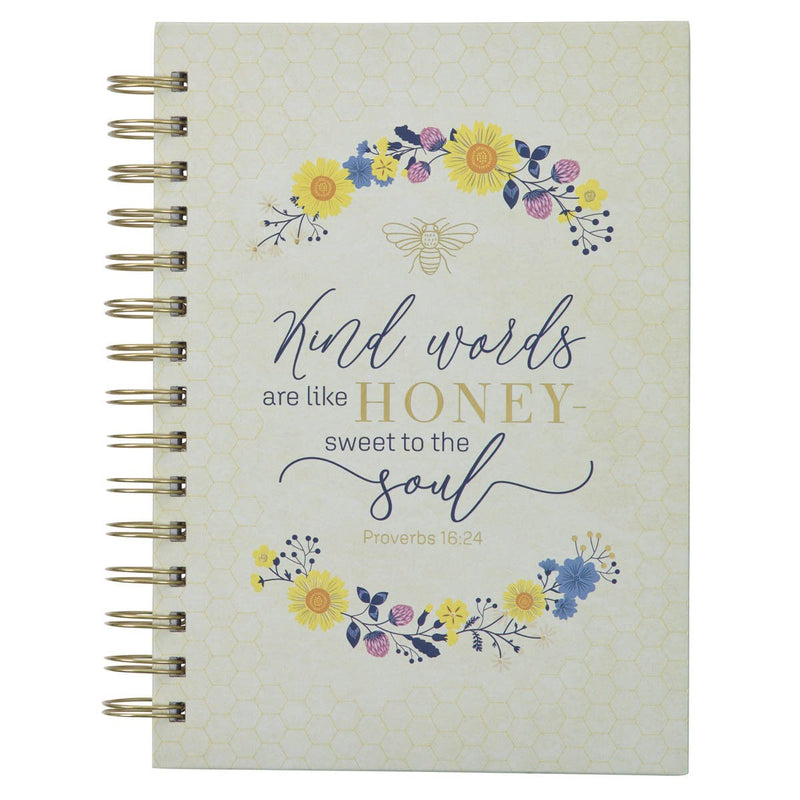 CUADERNO "KIND WORDS ARE LIKE HONEY"