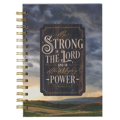 Cuaderno Argollado Be Strong in the Lord Eph. 6:10