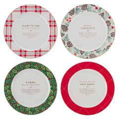 Set de Platos Navideños Merry Christmas Cerámicos