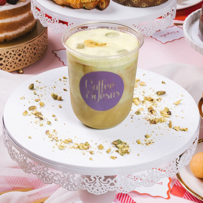 Latte Frío de Pistacho - Edición Navideña