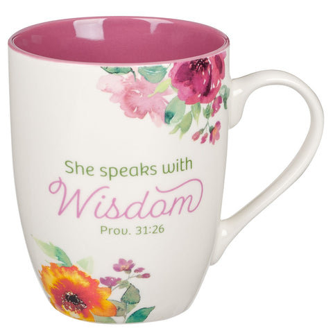 MUG ROSA FLORAL 