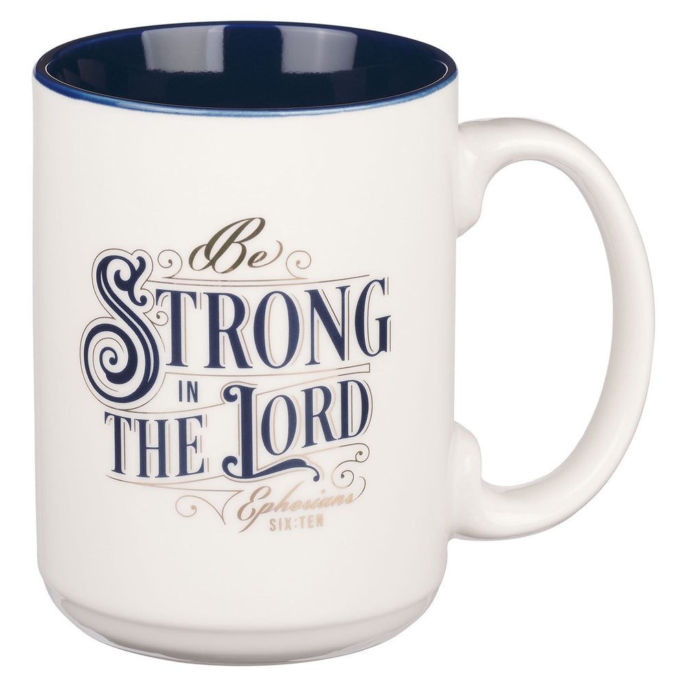 Mug de cerámica Strong in the Lord