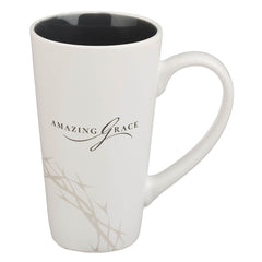 Mug Blanca “Sublime Gracia” Espina de Cristo – Inspiración Cristiana