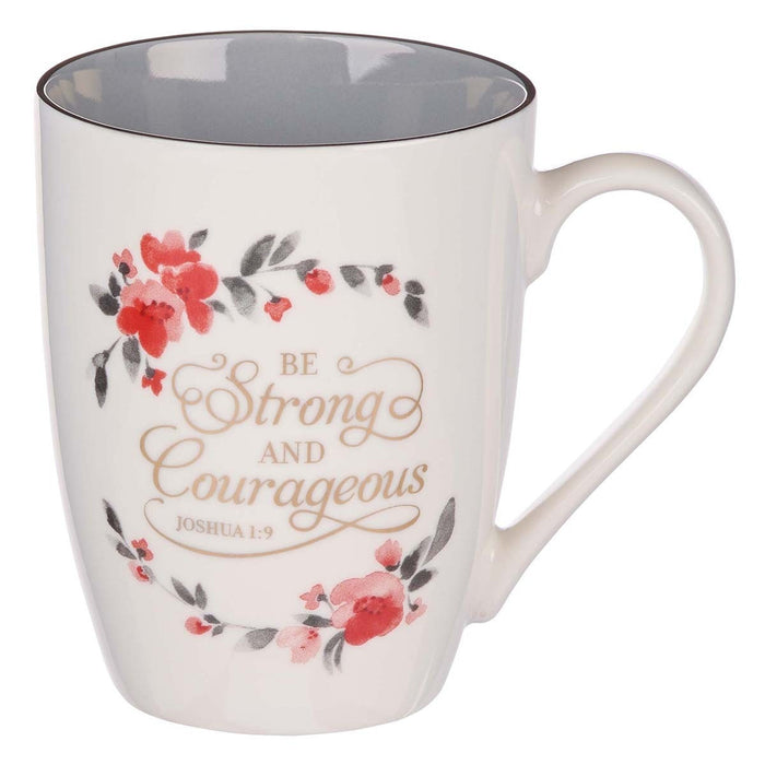 Mug Be Strong & Courageous Ceramic