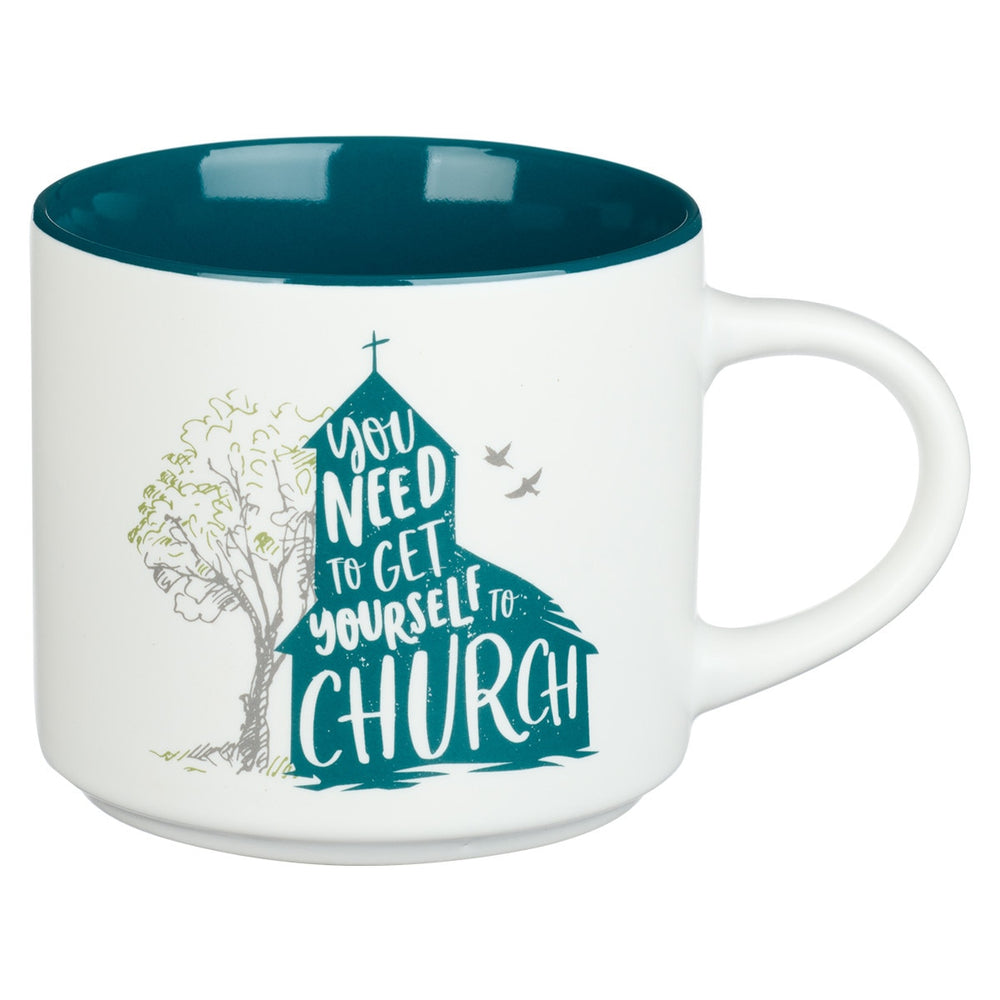 MUG DE CERÁMICA "GET YOURSELF TO CHURCH"