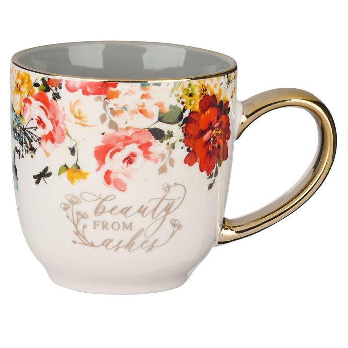 Mug Beauty From Ashes Red Marigold Ceramic