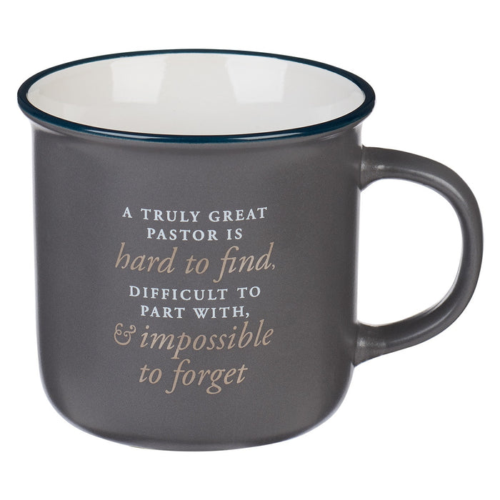 Mug Great Pastor Gray Ceramic Camp-style