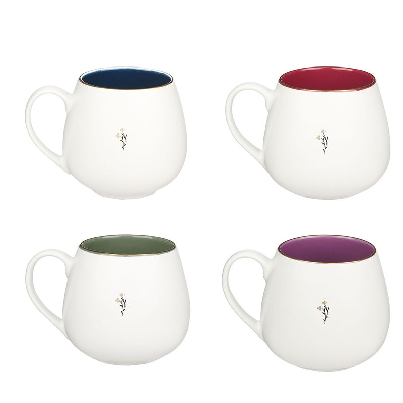Set de 4 Mugs Navideños – Villancicos Clásicos