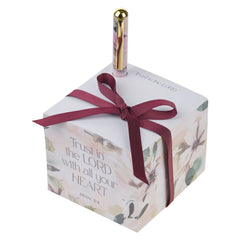 BLOCK D NOTAS CON BOLÍGRAFO CONFÍA EN EL SEÑOR