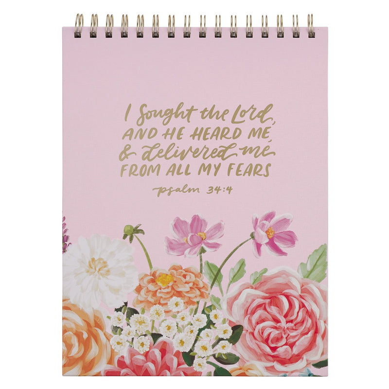 BLOCK DE NOTAS ARGOLLADO SALMO 34:4