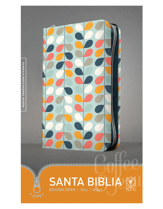 Santa Biblia edición ziper, hojas - NTV