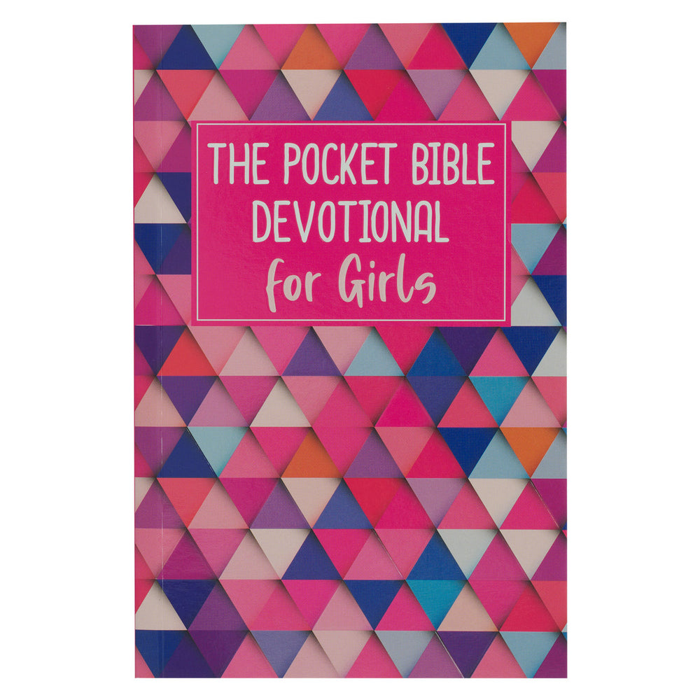 Libro Devocional Bíblico de bolsillo para niñas en color rosa