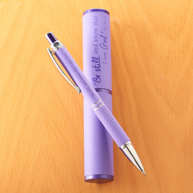 Bolígrafo con Versículo Bíblico y Estuche