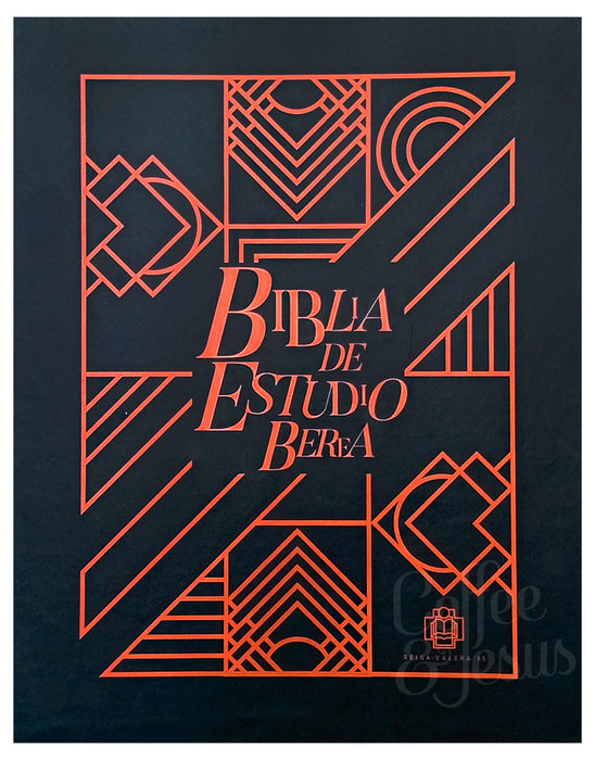 Biblia de estudio Berea cuero negro- RVR 1995