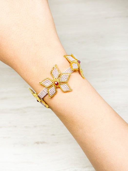Pulsera tres flowers