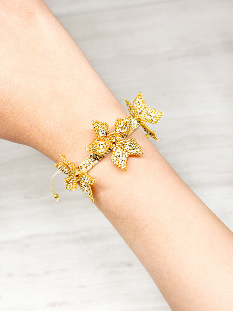 Pulsera tres flowers