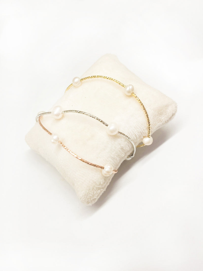 Pulsera Perla de agua dulce