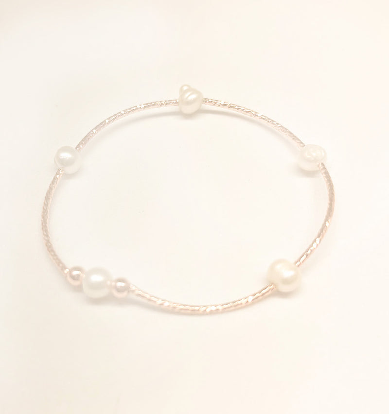 Pulsera Perla de agua dulce
