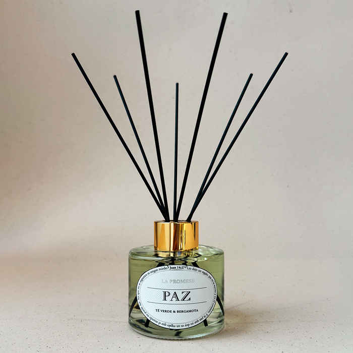 Difusor de aroma té verde y bergamota, Paz