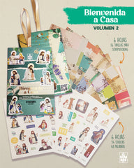 Sobre de stickers Bienvenida a casa, volumen 2
