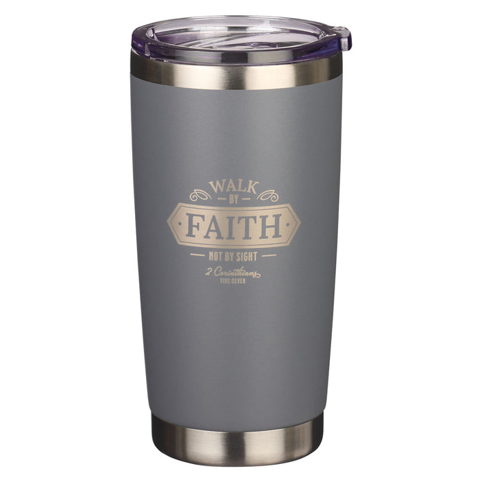 Mug  con tapa Walk By Faith