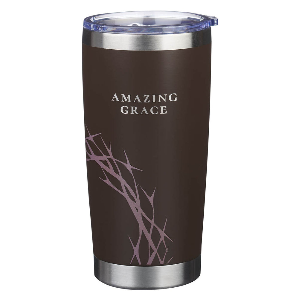 Termo en Acero Inoxidlable, Color Café Amazing Grace