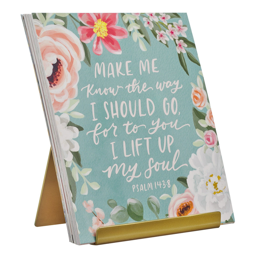Tarjetas con versículos para escritorio  "Blossoms of Faith"
