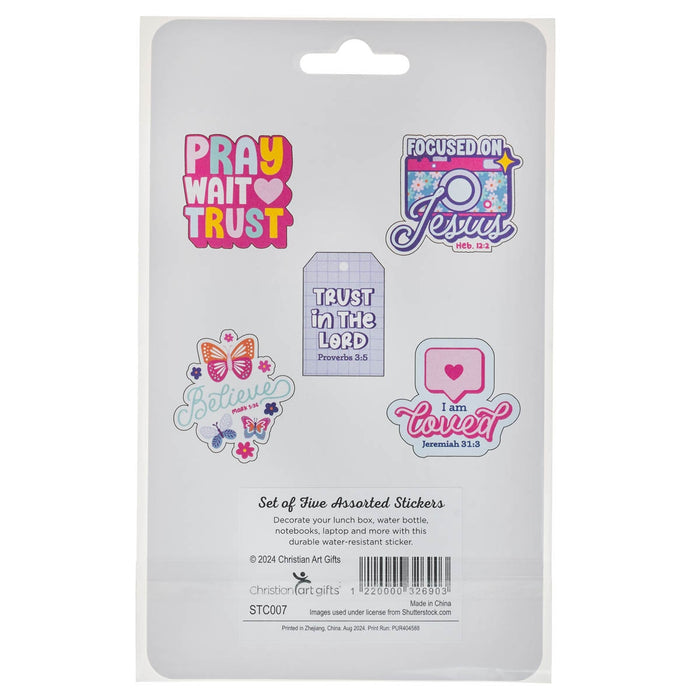 SET DE STICKERS SHINE FOR JESUS