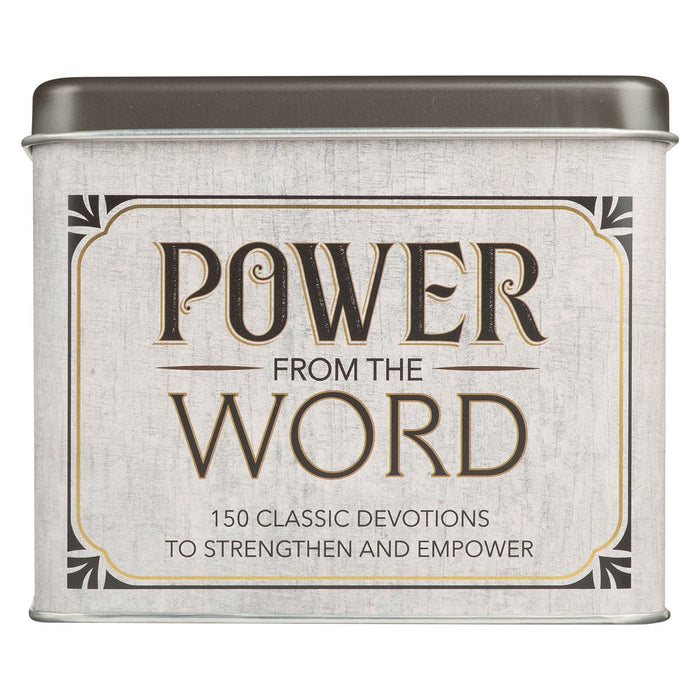 CAJA DE TARJETAS DEVOCIONALES " POWER FROM THE WORD"