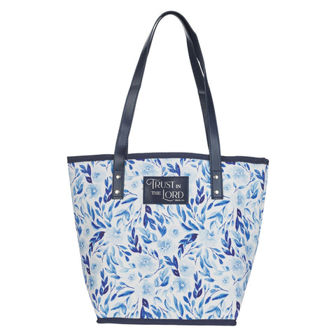 BOLSO PARA MUJER AZUL TRUST IN THE LORD