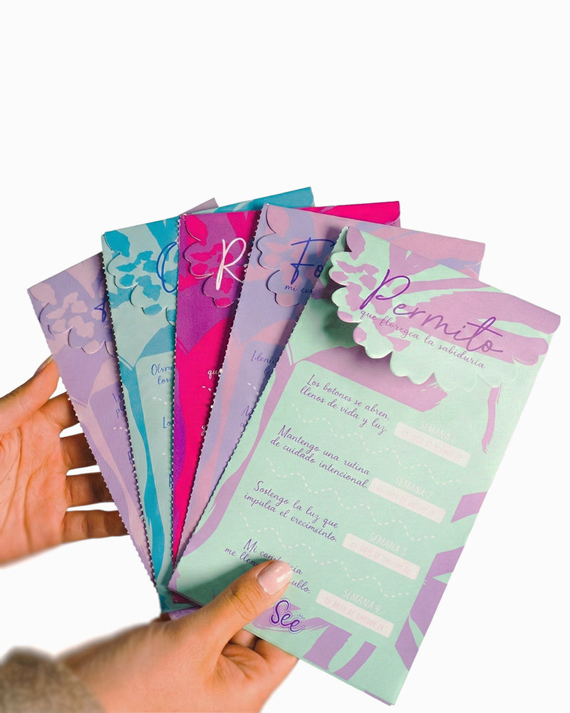 Agenda de ahorro con sobres multipropósitos, color Verde