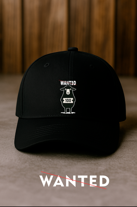 Gorra Wanted, color negra
