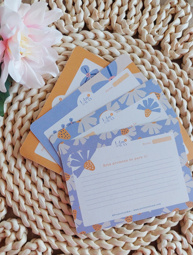 Block Escribe tus promesas I Am, color lila