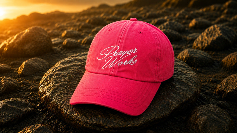 Gorra Prayer Works, Color Roja