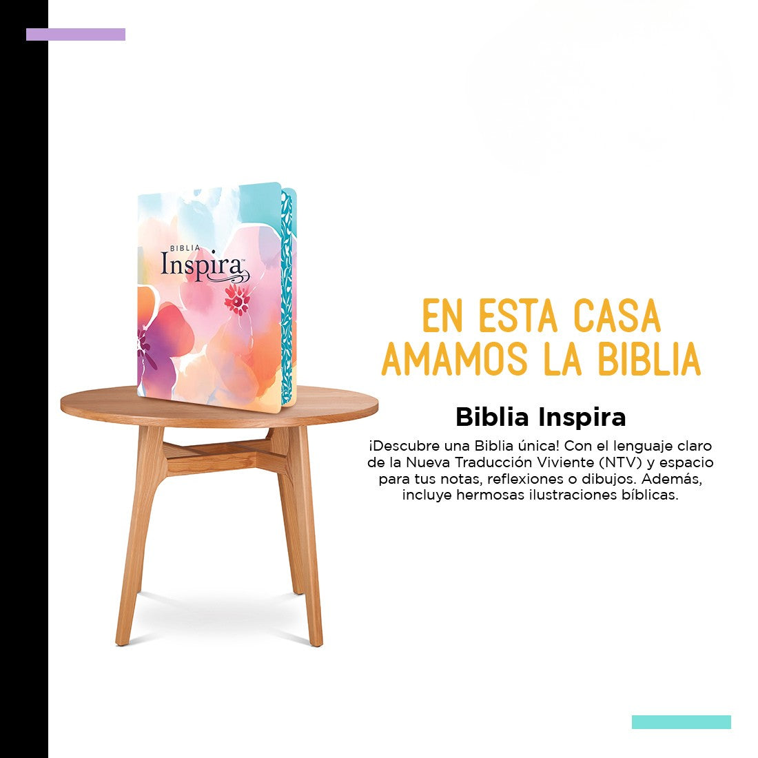 Descubre la Biblia que conecta tu fe con tu creatividad.