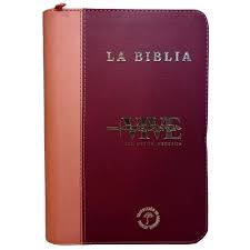BIBLIA VINO TINTO VIVE LA PALABRA, LETRA GRANDE CON CIERRE - TLA
