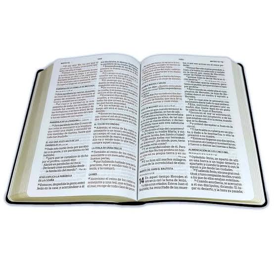 Biblia letra grande, personalizada negro - RVR 1960