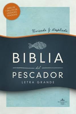 Biblia del Pescador, letra grande, caoba símil piel- RVR 1960