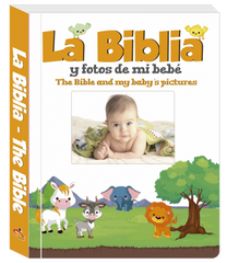 Biblia y fotos de mi bebé