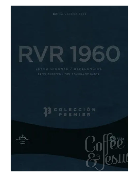Biblia letra gigante, colección premier, café - RVR 1960